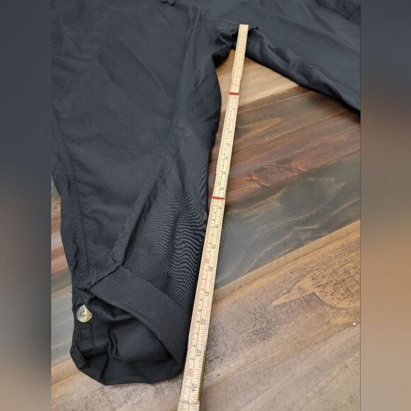 Sonoma Comfort Waist Utility Capri Pants Cotton Waistband Black Plus Size 28W - Picture 7 of 11